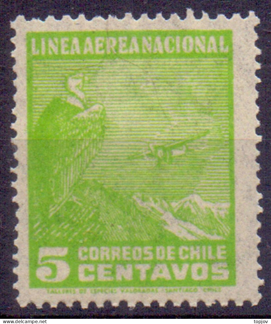 CHILE  -  CONDOR AIRMAIL LINEA  - **MNH - 1931 - Aigles & Rapaces Diurnes