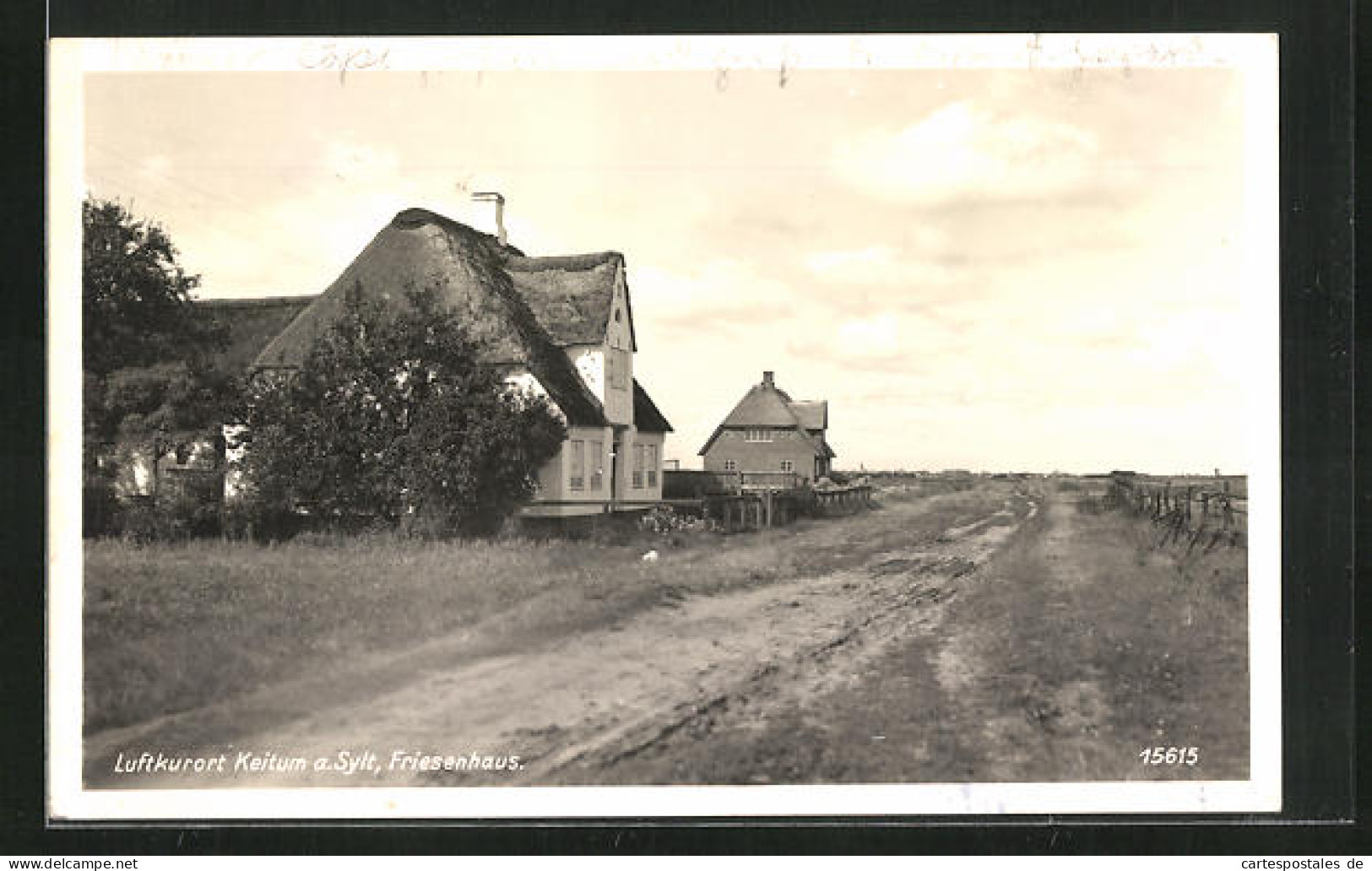 AK Keitum A. Sylt, Dorfstrasse Mit Friesenhaus  - Sylt