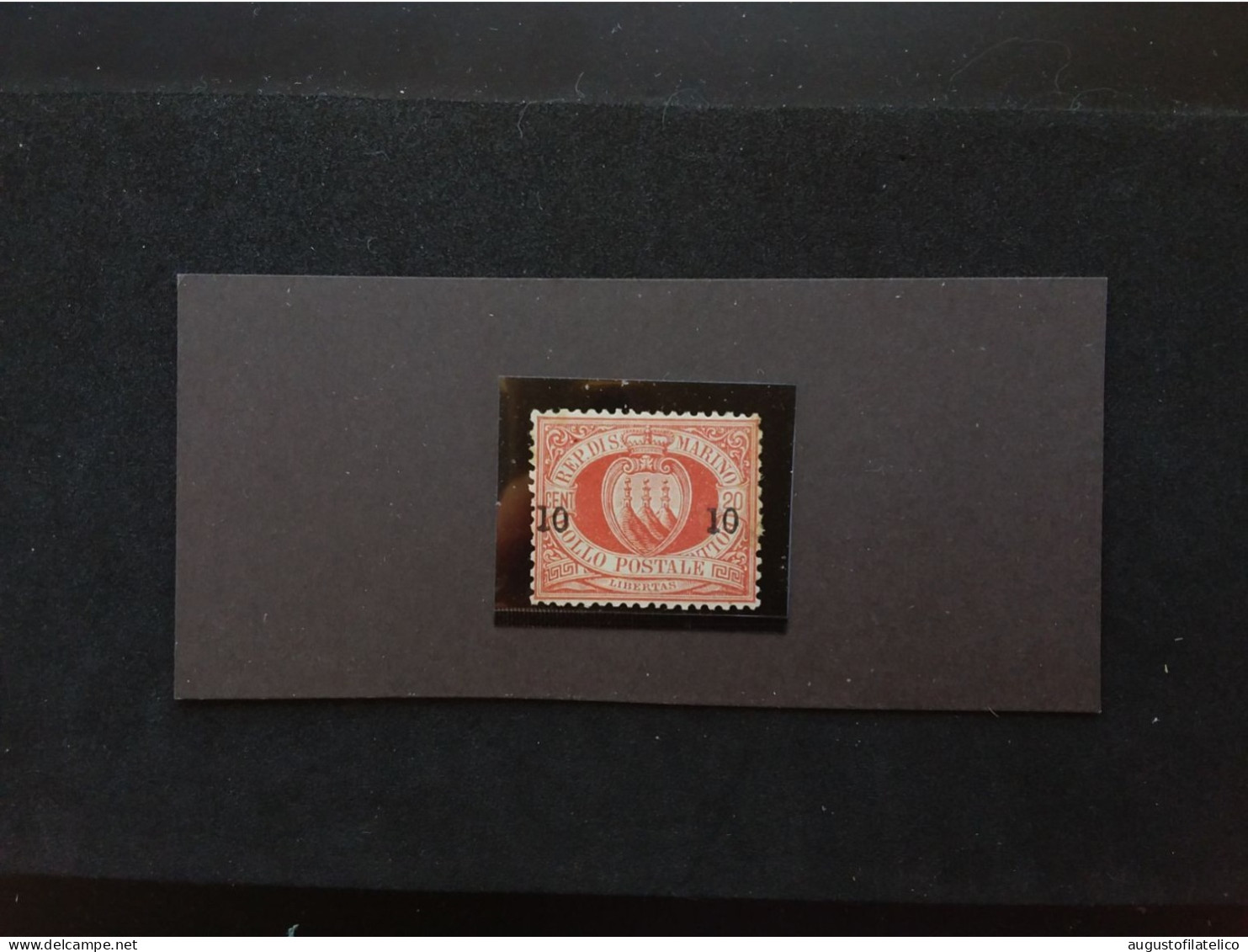 SAN MARINO 1892 - N. 11 - 10 C. Su 20 C. - Nuovo * (buona Centratura) + Spese Postali - Unused Stamps