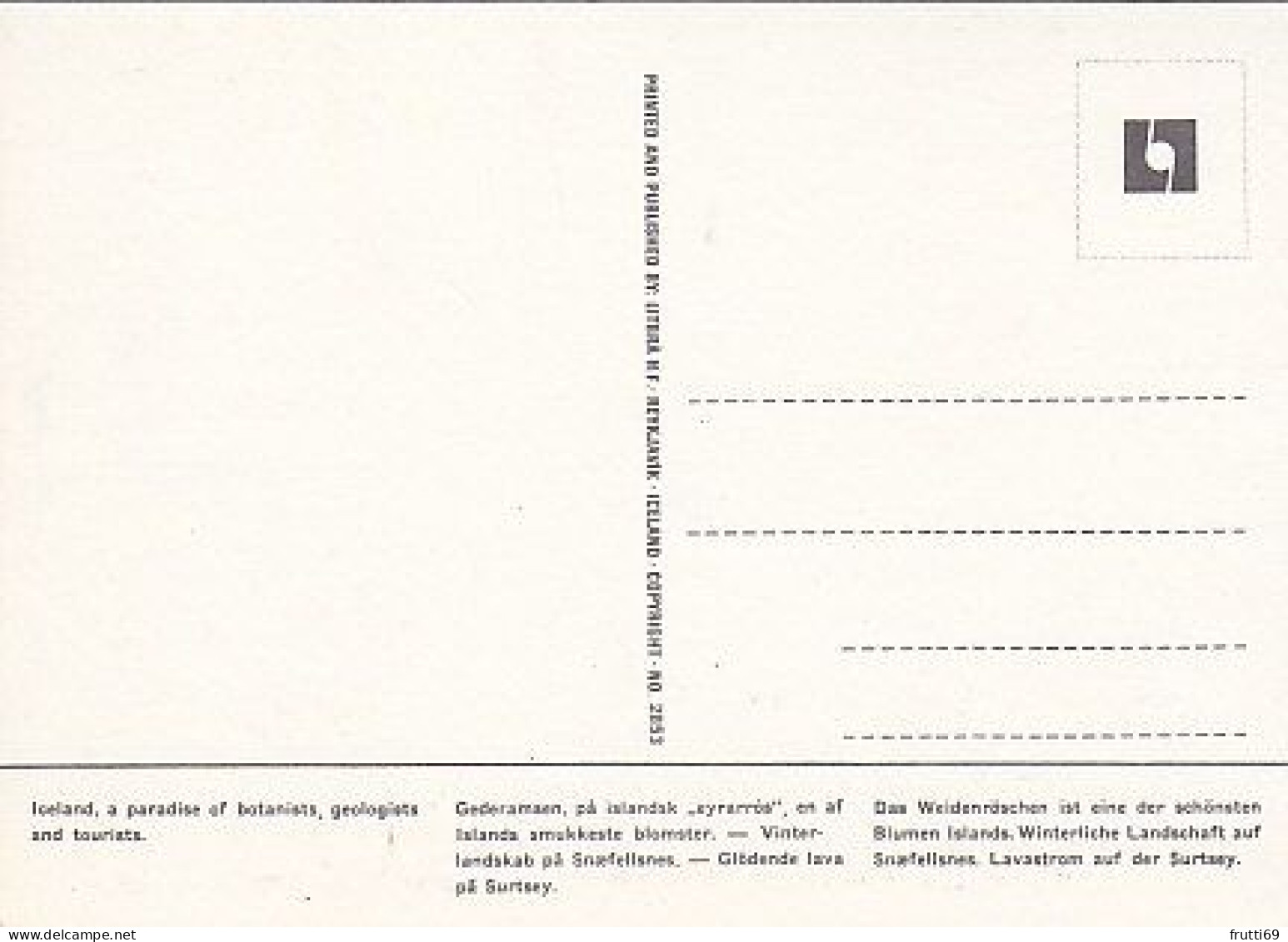 AK 212635 ICELAND - Islandia