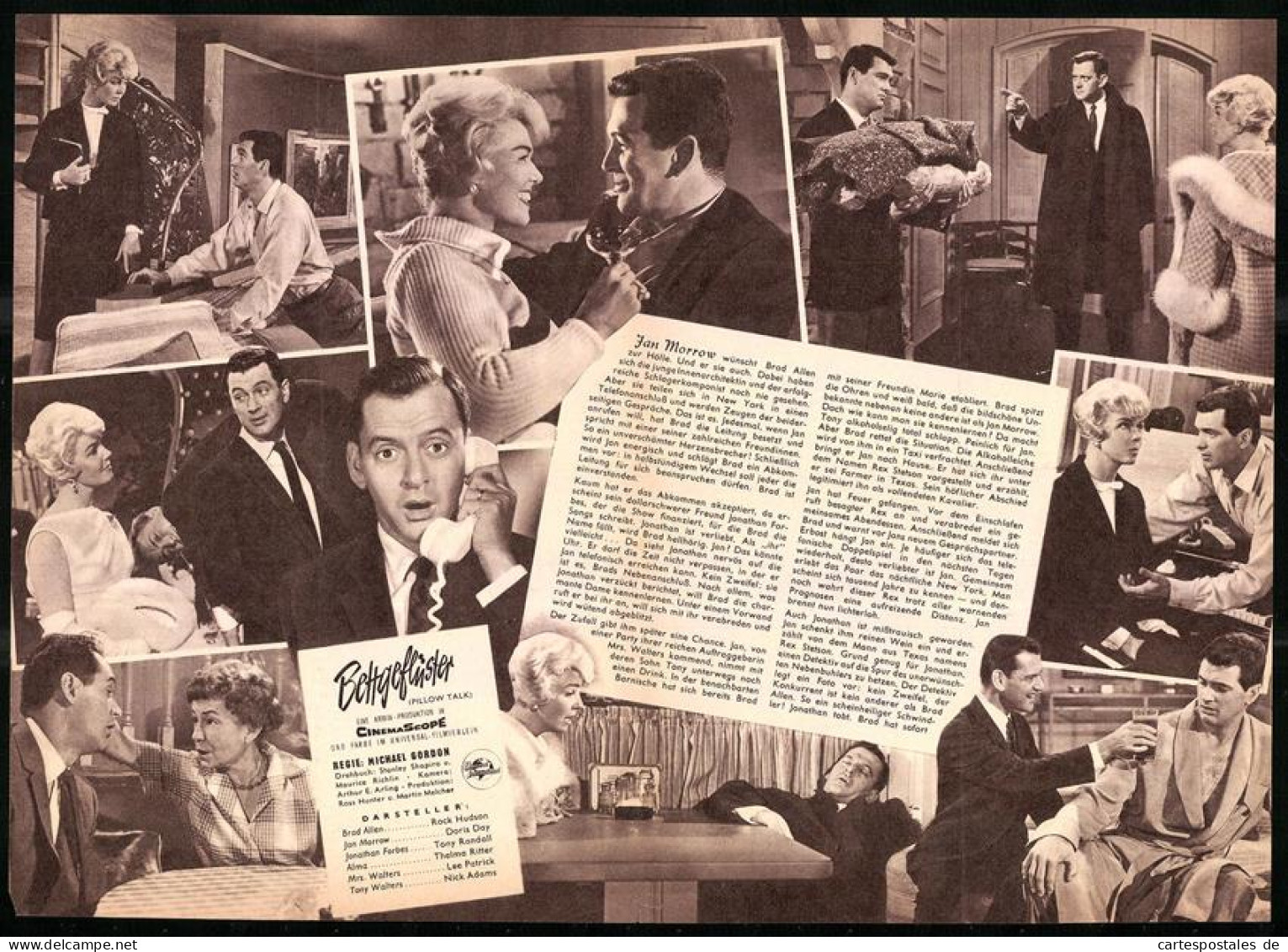 Filmprogramm IFB Nr. 5087, Bettgeflüster, Rock Hudson, Doris Day, Regie: Michael Gordon  - Revistas