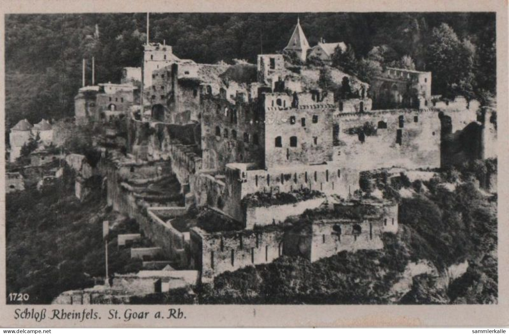 58513 - St. Goar - Schloss Rheinfels - Ca. 1950 - St. Goar