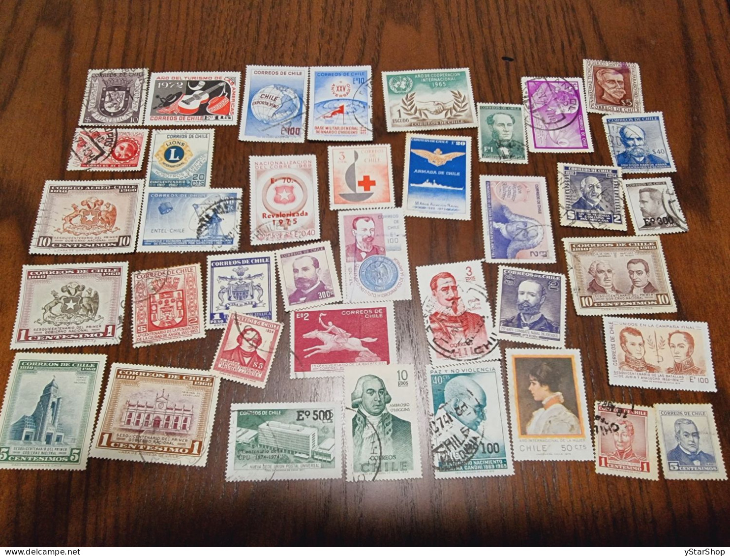 Chile Stamp Lot - Used - Chile