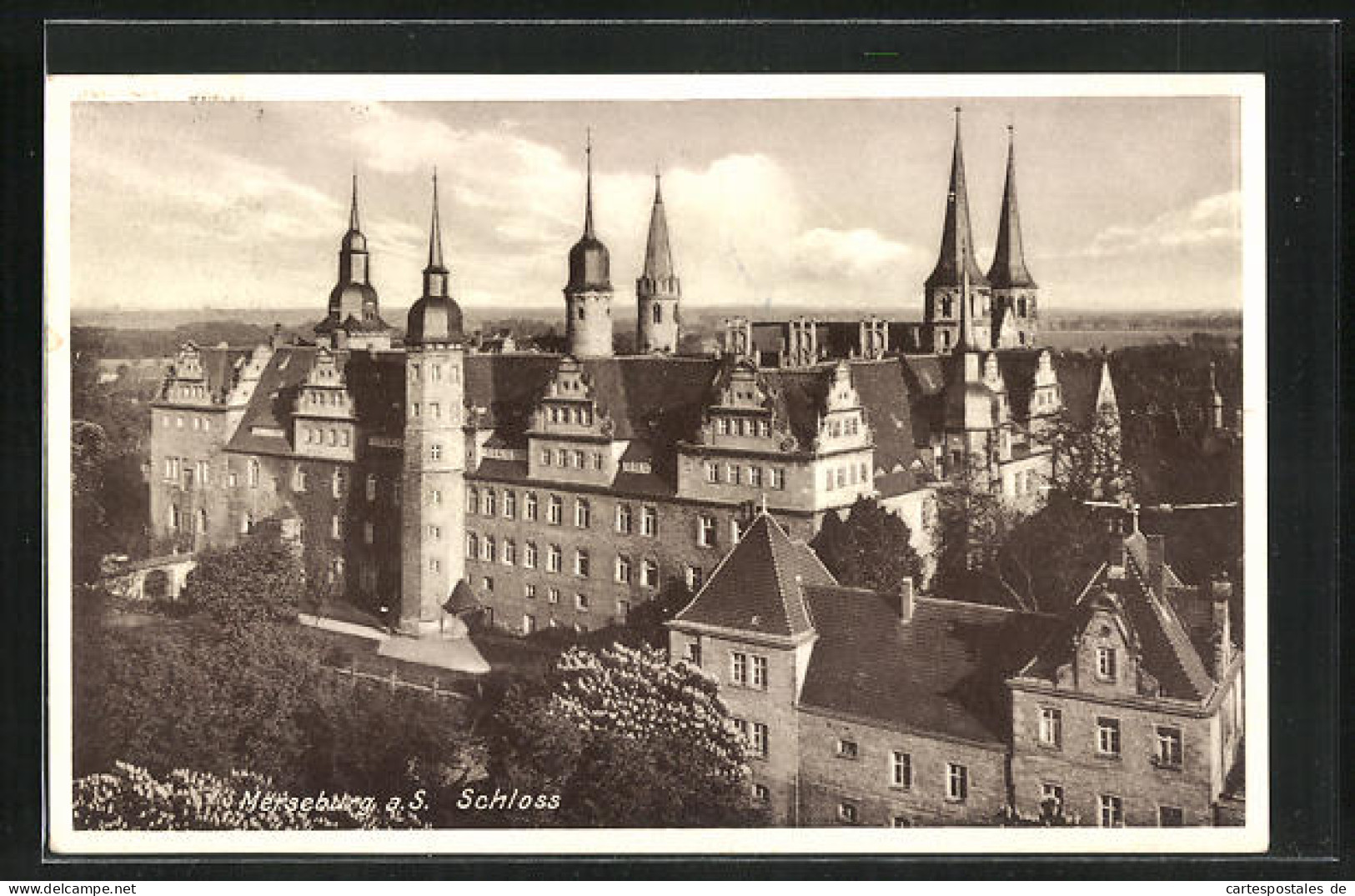 AK Merseburg A. S., Blick Auf Schloss  - Merseburg