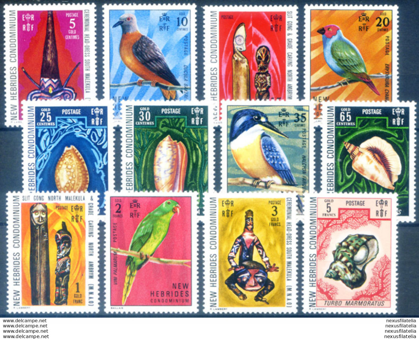 Definitiva. Arte Locale, Uccelli E Conchiglie (1972). - Vanuatu (1980-...)