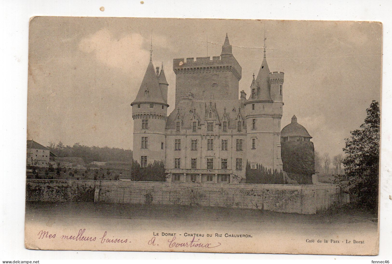 87 - LE DORAT - Château Du Riz Chauveron - 1904  (K14) - Le Dorat