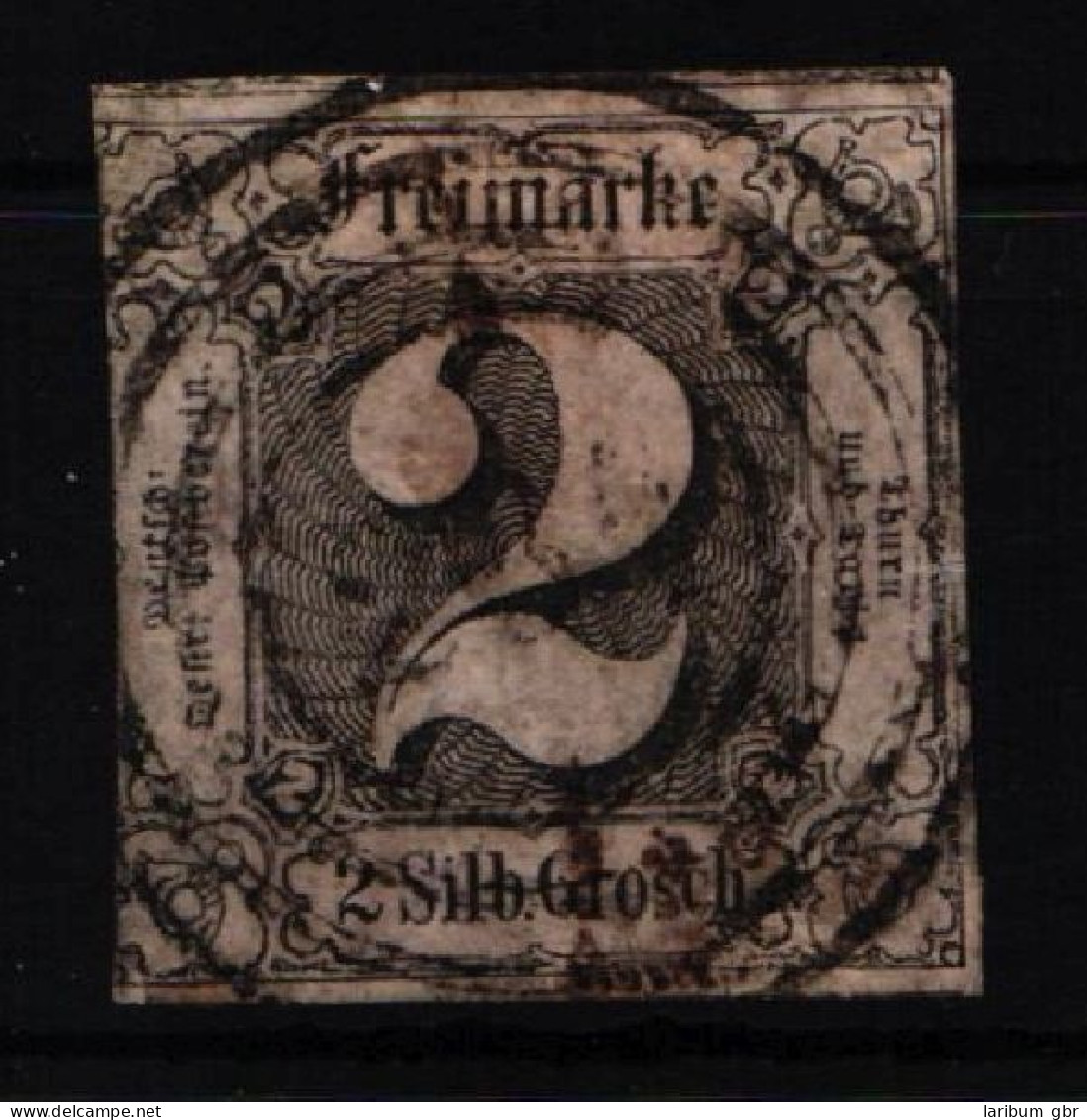 Thurn & Taxis 5 Gestempelt 1seitig Angeschnitten Sonst überrandig #JT266 - Used