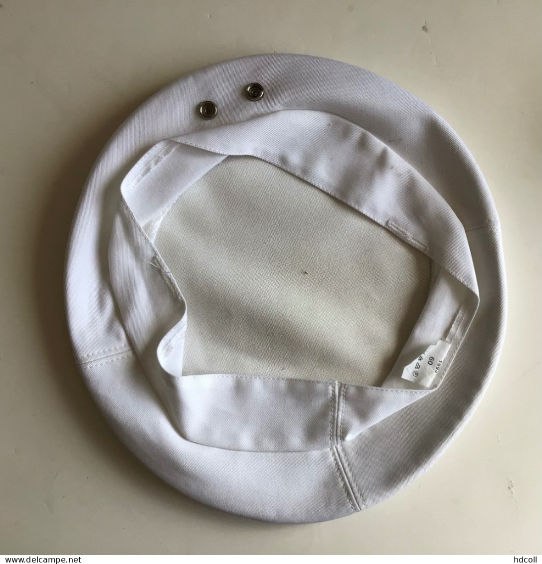 FRANCE - COIFFE DE CASQUETTE MILITAIRE  TOILE BLANCHE État Proche Du Neuf (#A5) - Copricapi