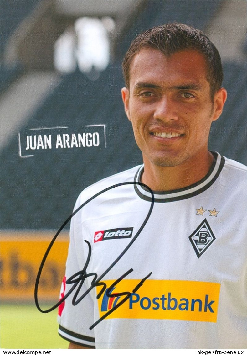 Fußball-Autogrammkarte AK Juan Fernando Arango Borussia Mönchengladbach 10-11 Venezuela Caracas RCD Mallorca De Pachuca - Autogramme