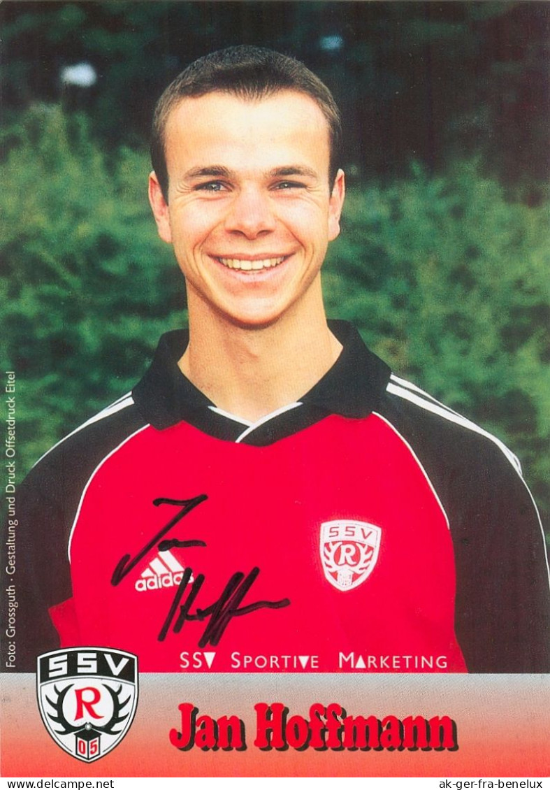 Fußball-Autogrammkarte AK Jan Hoffmann SSV Reutlingen 05 00-01 Holzelfingen Lichtenstein Gomadingen Holstein Kiel Fürth - Autogramme