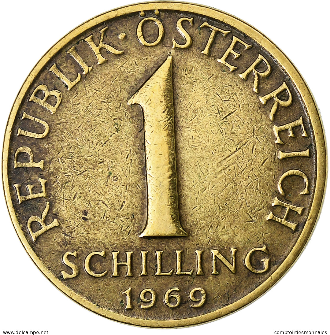 Autriche, Schilling, 1969, TB+, Aluminum-Bronze, KM:2886 - Autriche