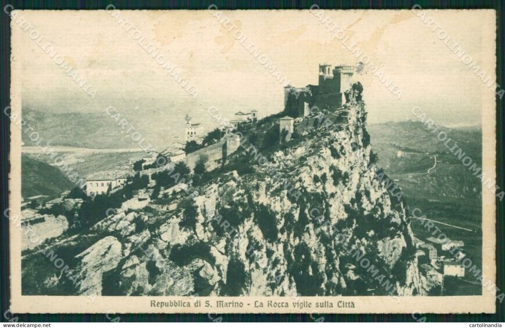 San Marino MACCHIE Cartolina MQ5484 - Saint-Marin
