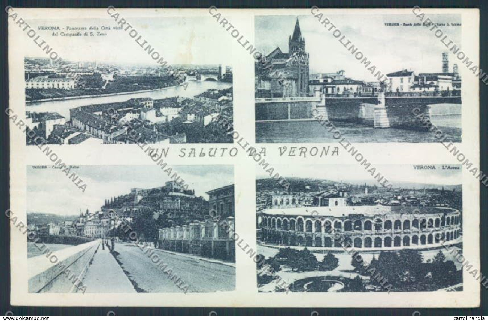 Verona Città Saluti Da Cartolina MQ2645 - Verona