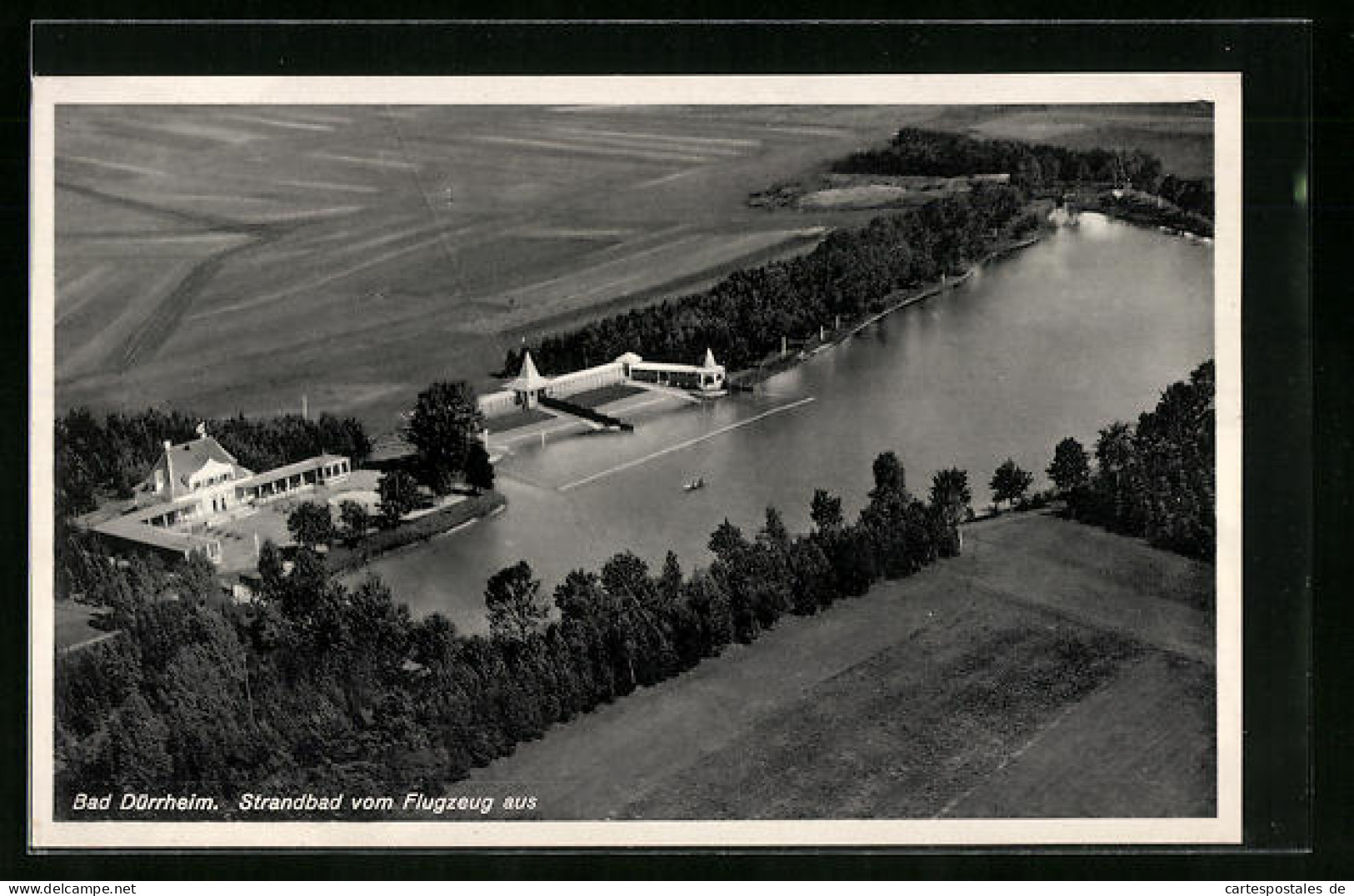 AK Bad Dürrheim, Strandbad Vom Flugzeug Aus  - Bad Duerrheim