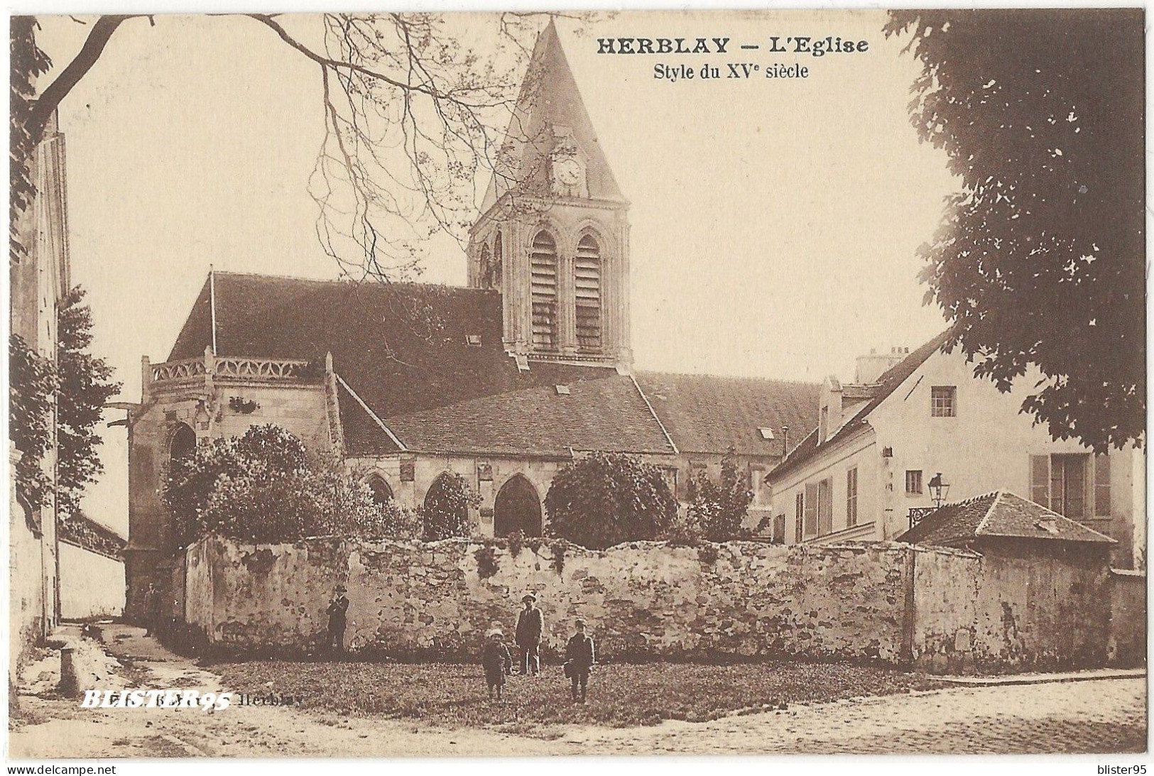 Herblay (95) L Eglise , Non écrite 1900/1910 - Herblay