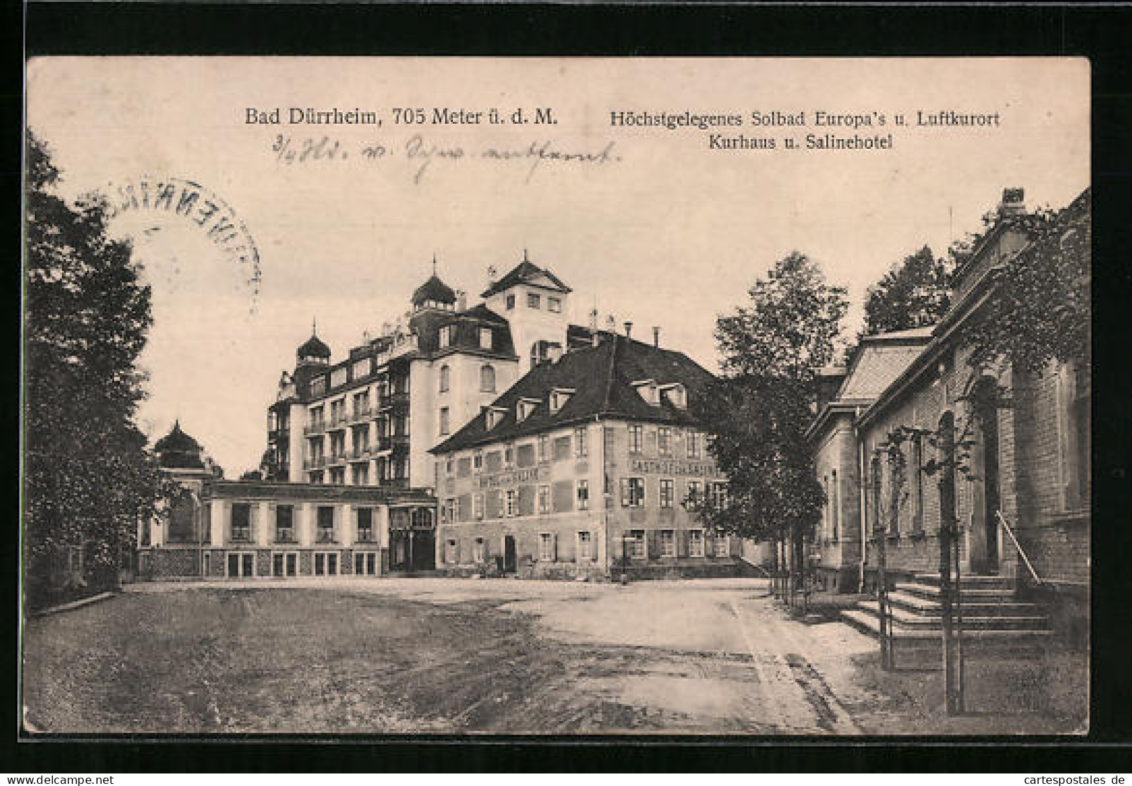 AK Bad Dürrheim, Kurhaus Und Salinehotel  - Bad Duerrheim