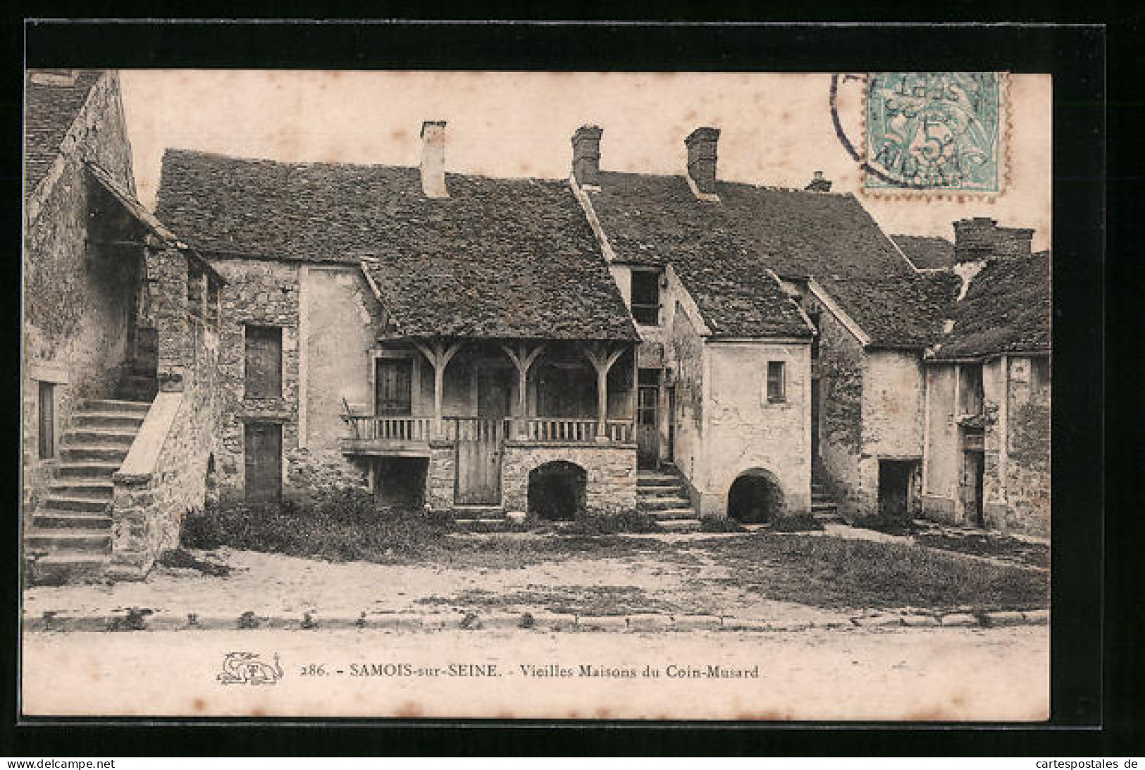 CPA Samois-sur-Seine, Vieilles Maisons Du Coin-Musard  - Samois