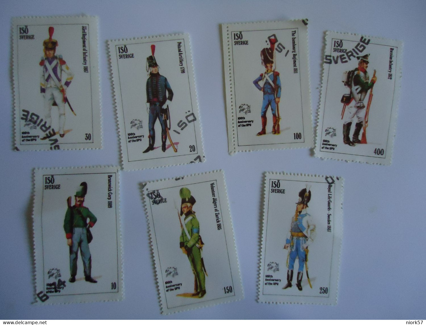 ISO SVERICE USED  SET 6  SOLDIER  ONLY 6 - Kostüme