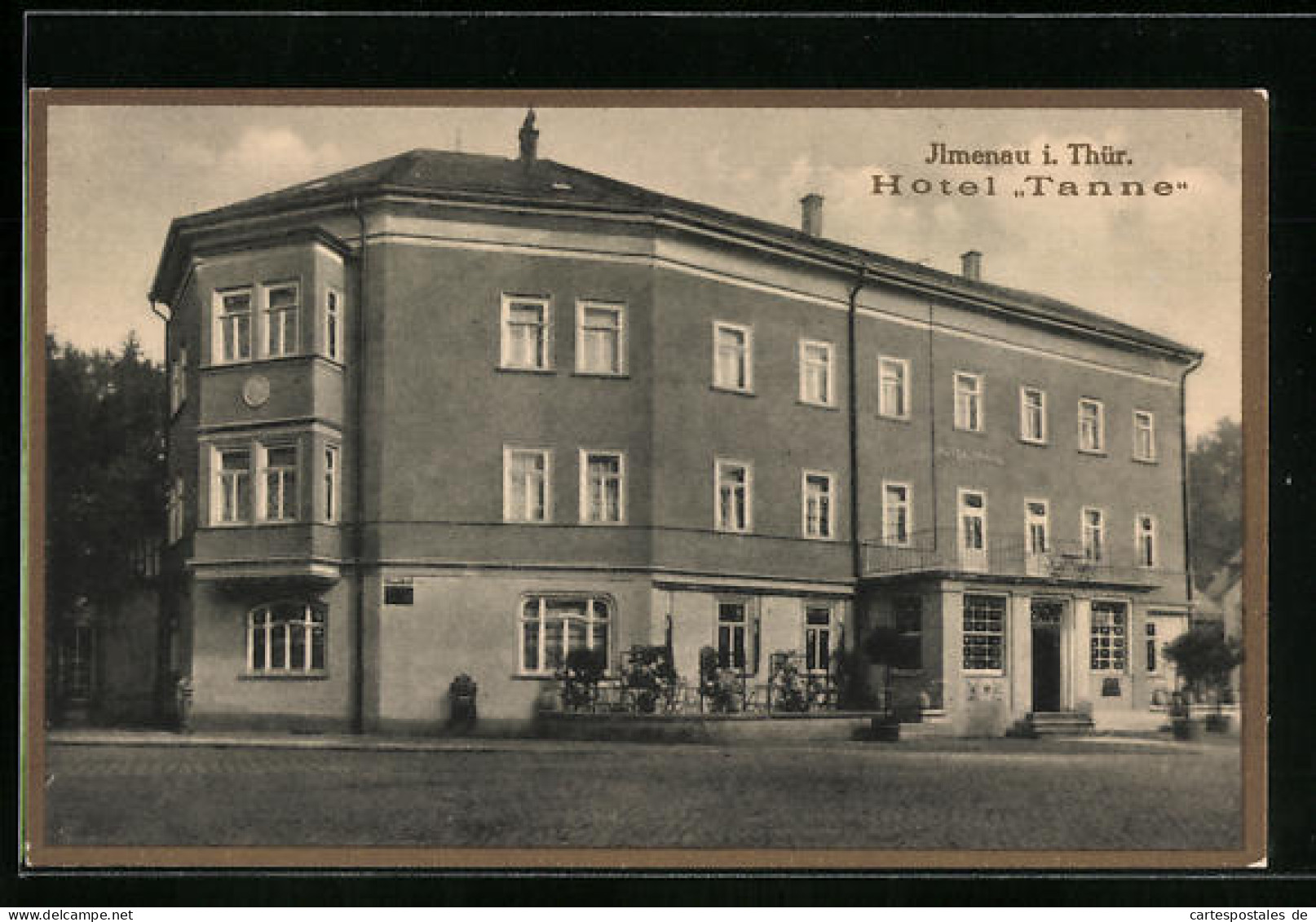 AK Ilmenau /Th., Hotel Tanne (Gebäude)  - Ilmenau