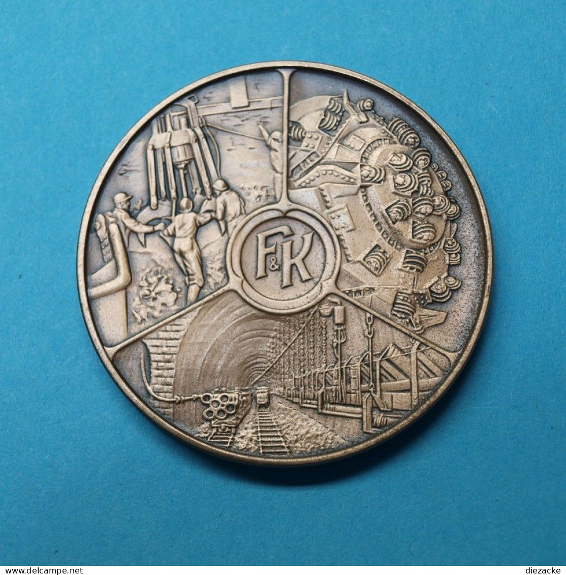 Medaille 100 Jahre Fröhlich & Klüpfel Maschinenbau Vz (BB017/18/19 - Ohne Zuordnung