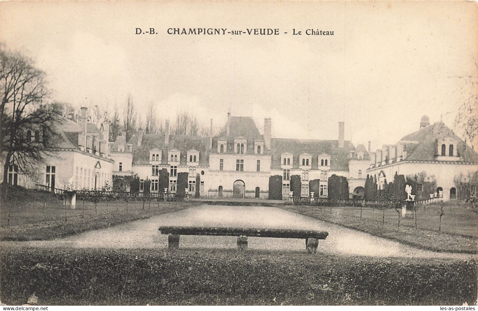 37 CHAMPIGNY SUR VEUDE LE CHÂTEAU - Champigny-sur-Veude