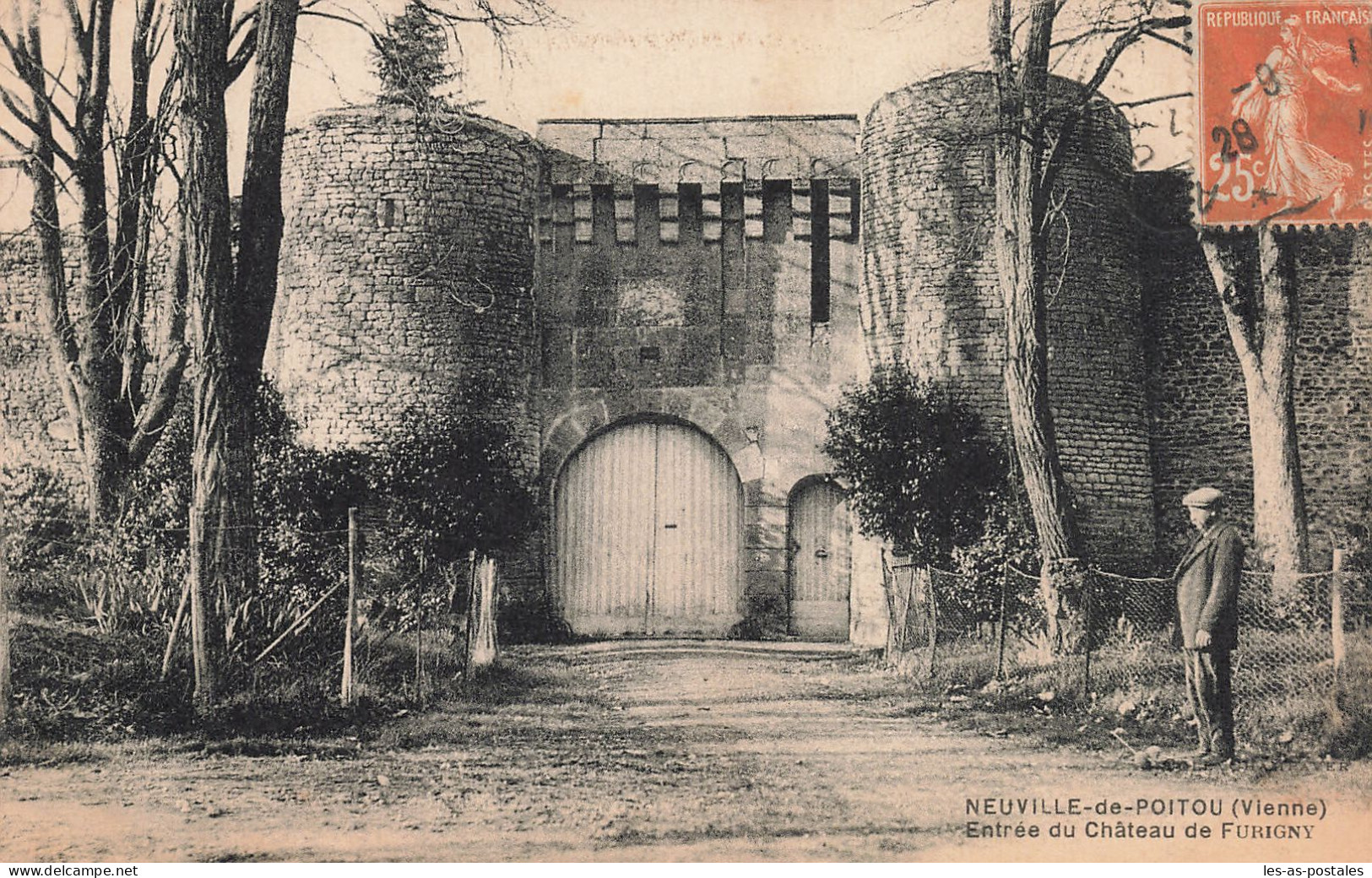 86 NEUVILLE DE POITOU LE CHÂTEAU DE FURIGNY - Neuville En Poitou