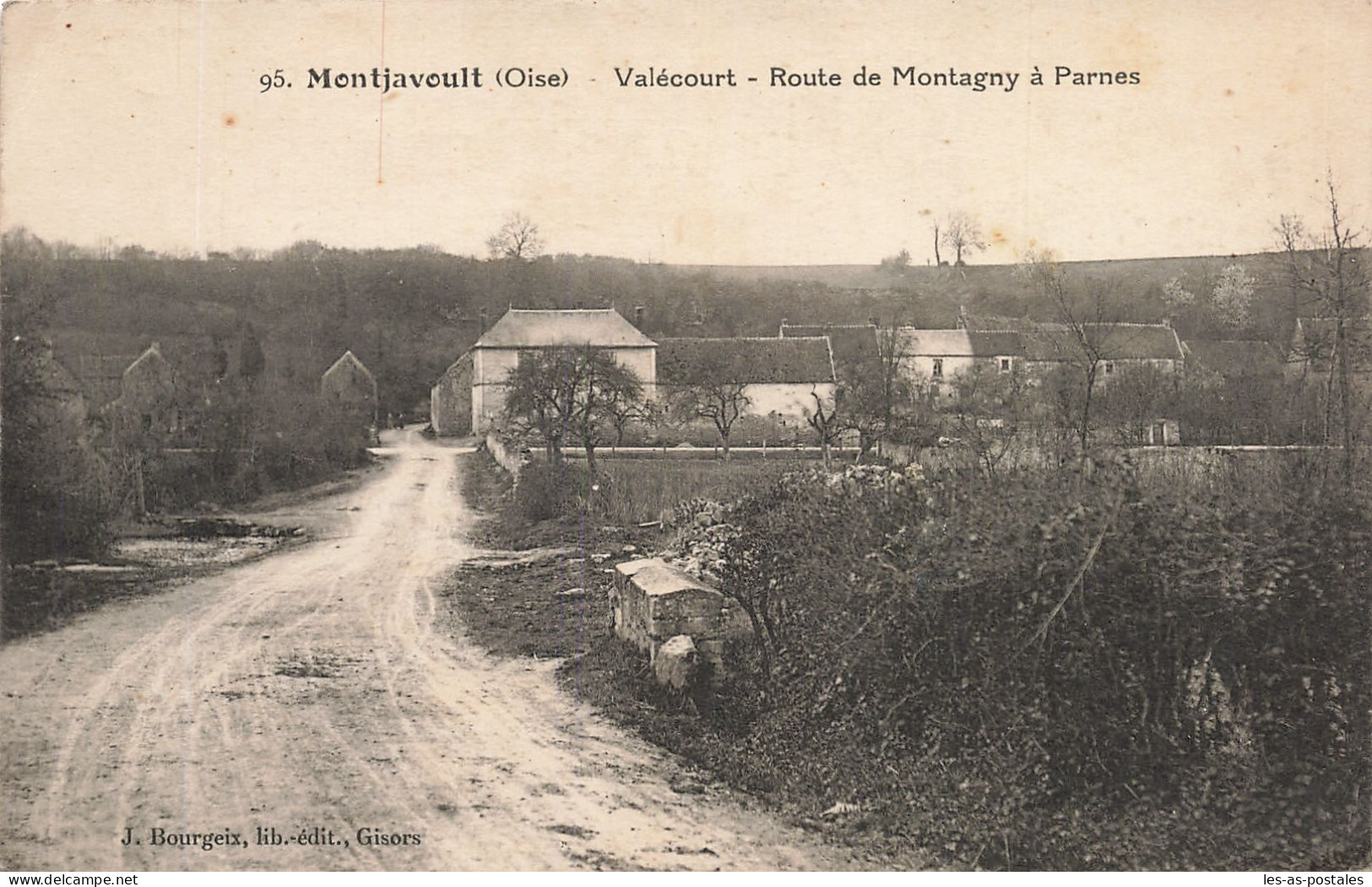 60 MONTJAVOULT ROUTE DE MONTAGNY A PARNES - Montjavoult