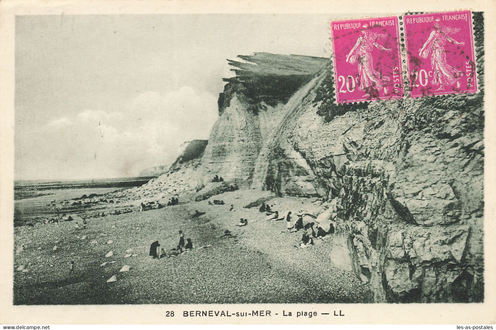 76 BERNEVAL SUR MER LA PLAGE - Berneval