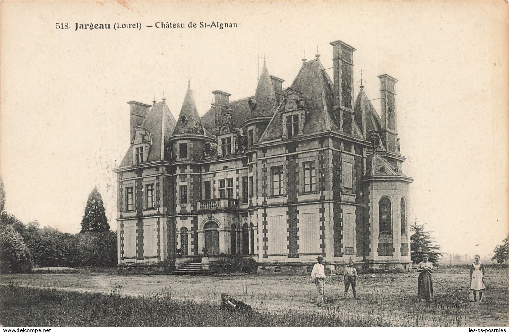 45 JARGEAU CHÂTEAU DE SAINT AIGNAN - Jargeau