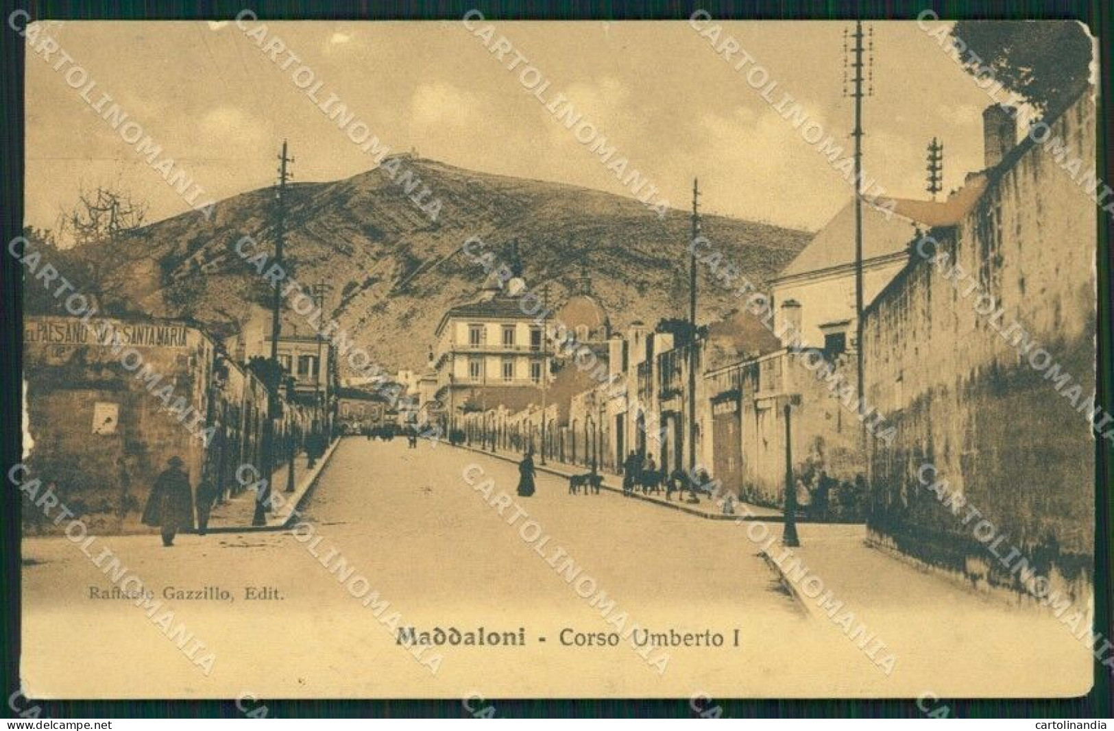 Caserta Maddaloni ABRASA Cartolina QZ3418 - Caserta