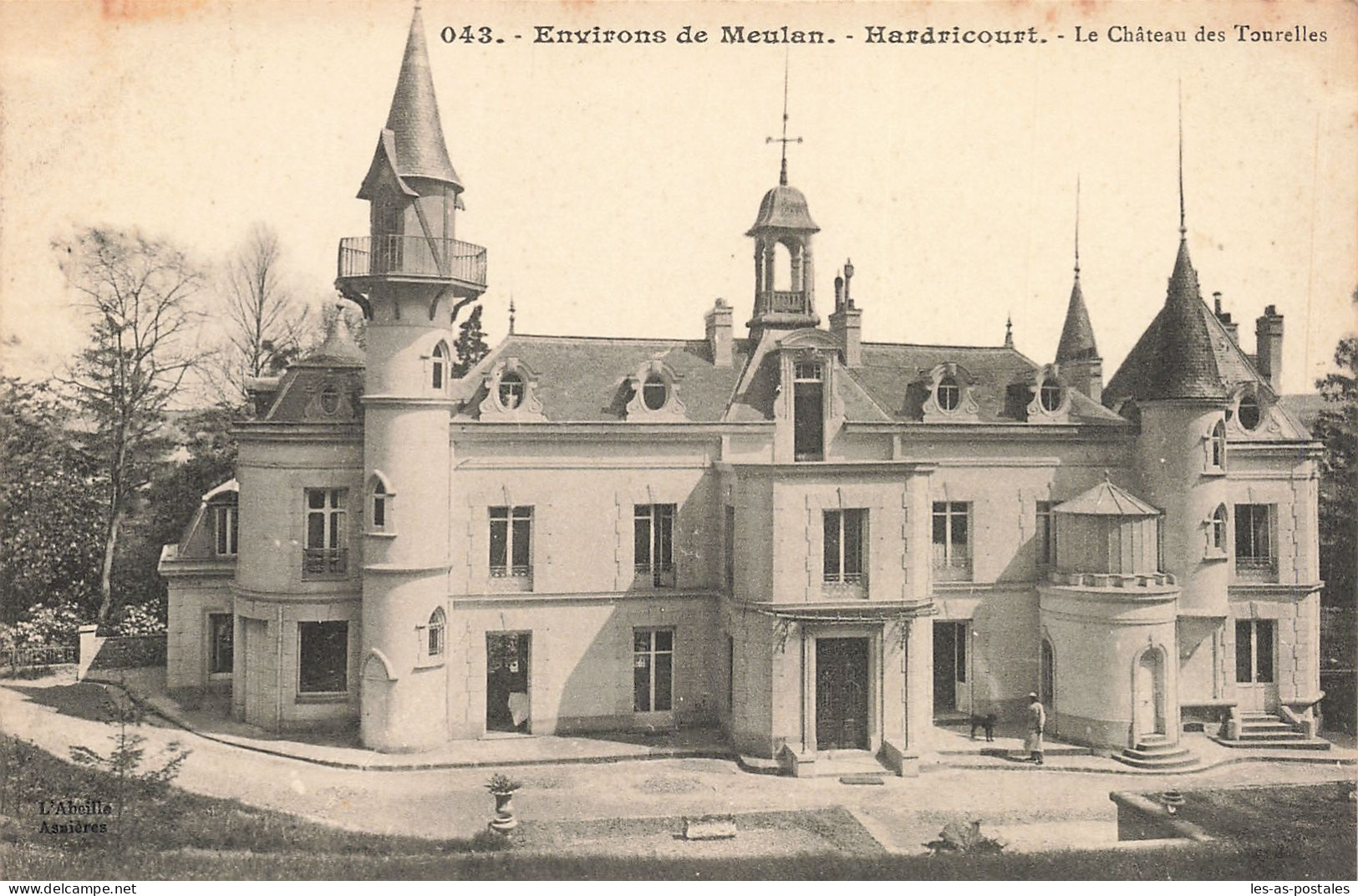 78 HARDRICOURT CHÂTEAU DES TOUREMMES ENVIRONS DE MEULAN - Hardricourt