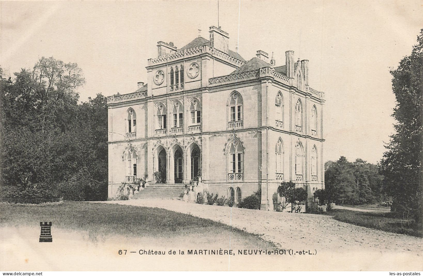 37 NEUVY LE ROI LE CHÂTEAU DE LA MARTINIERE - Neuvy-le-Roi