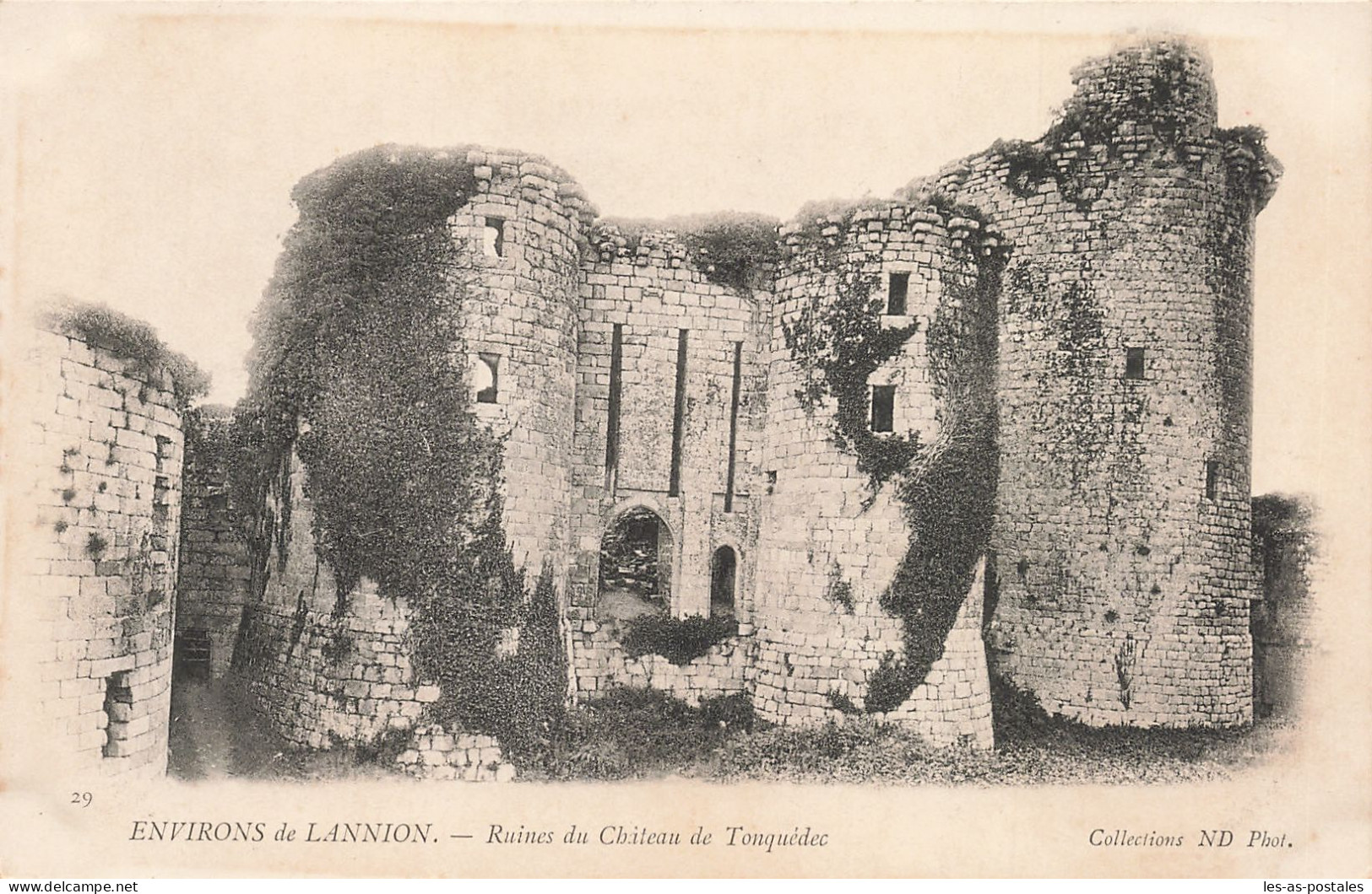 22 LANION LE CHÂTEAU DE TONQUEDEC - Lannion