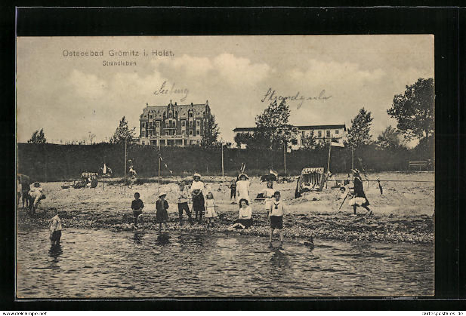 AK Ostseebad Grömitz I. Holst., Strandleben  - Groemitz