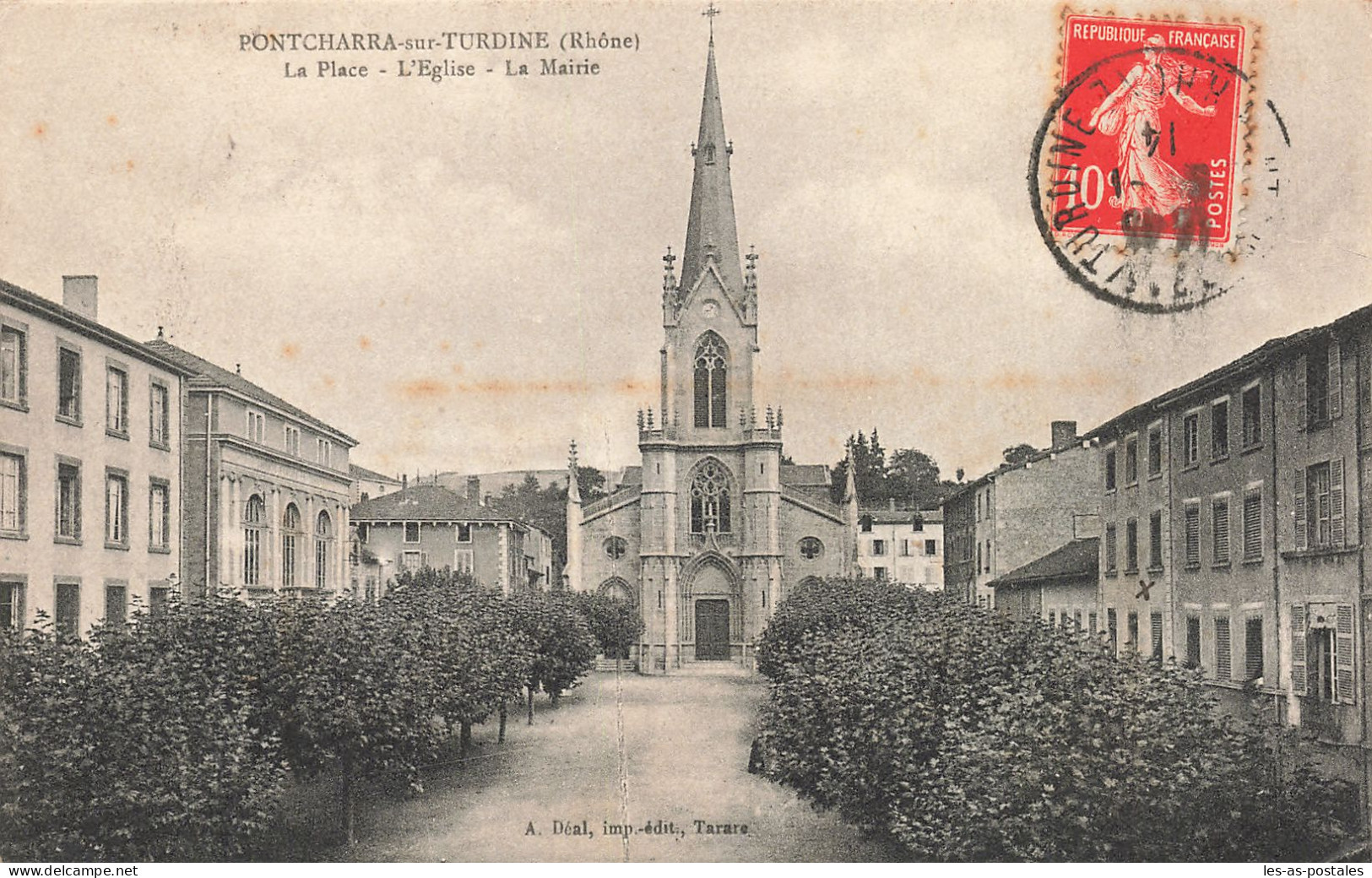 69 PONTCHARRA SUR TURDINE L EGLISE - Pontcharra-sur-Turdine