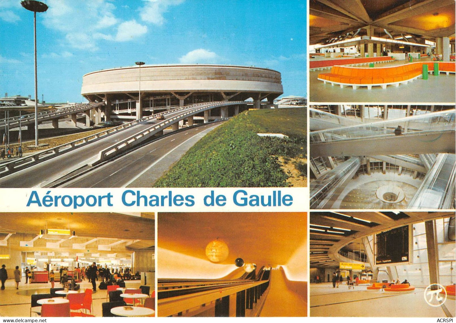 AEROPORT DE ROISSY CHARLES DE GAULLE Roissy En France 21(scan Recto-verso) MA522 - Aerodrome