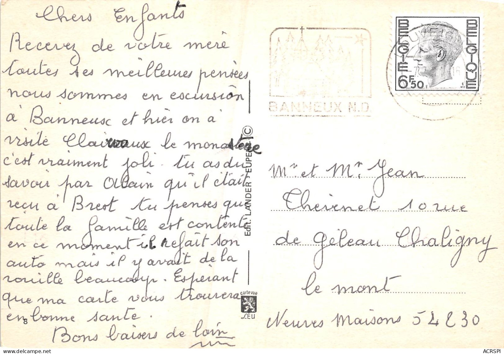 Bonjour De CLERVAUX 14(scan Recto-verso) MA502 - Clervaux