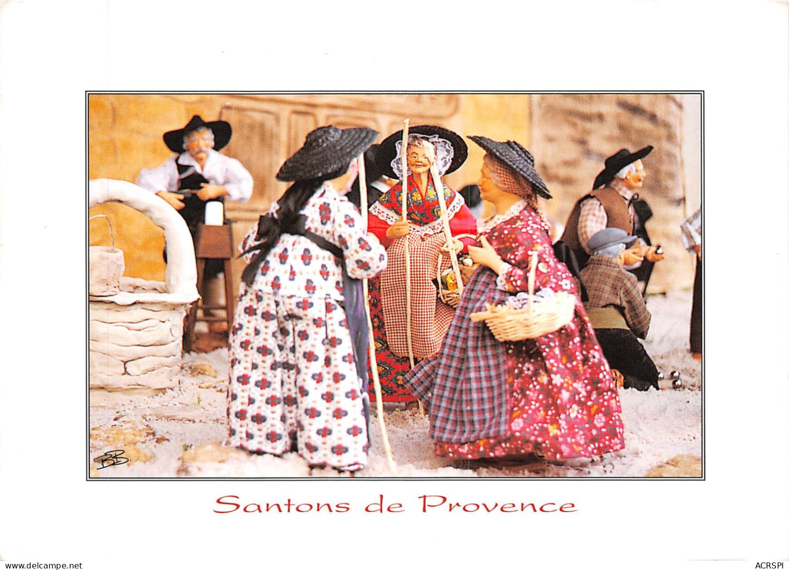 Collection Santons De Provence 12(scan Recto-verso) MA501 - Pessac