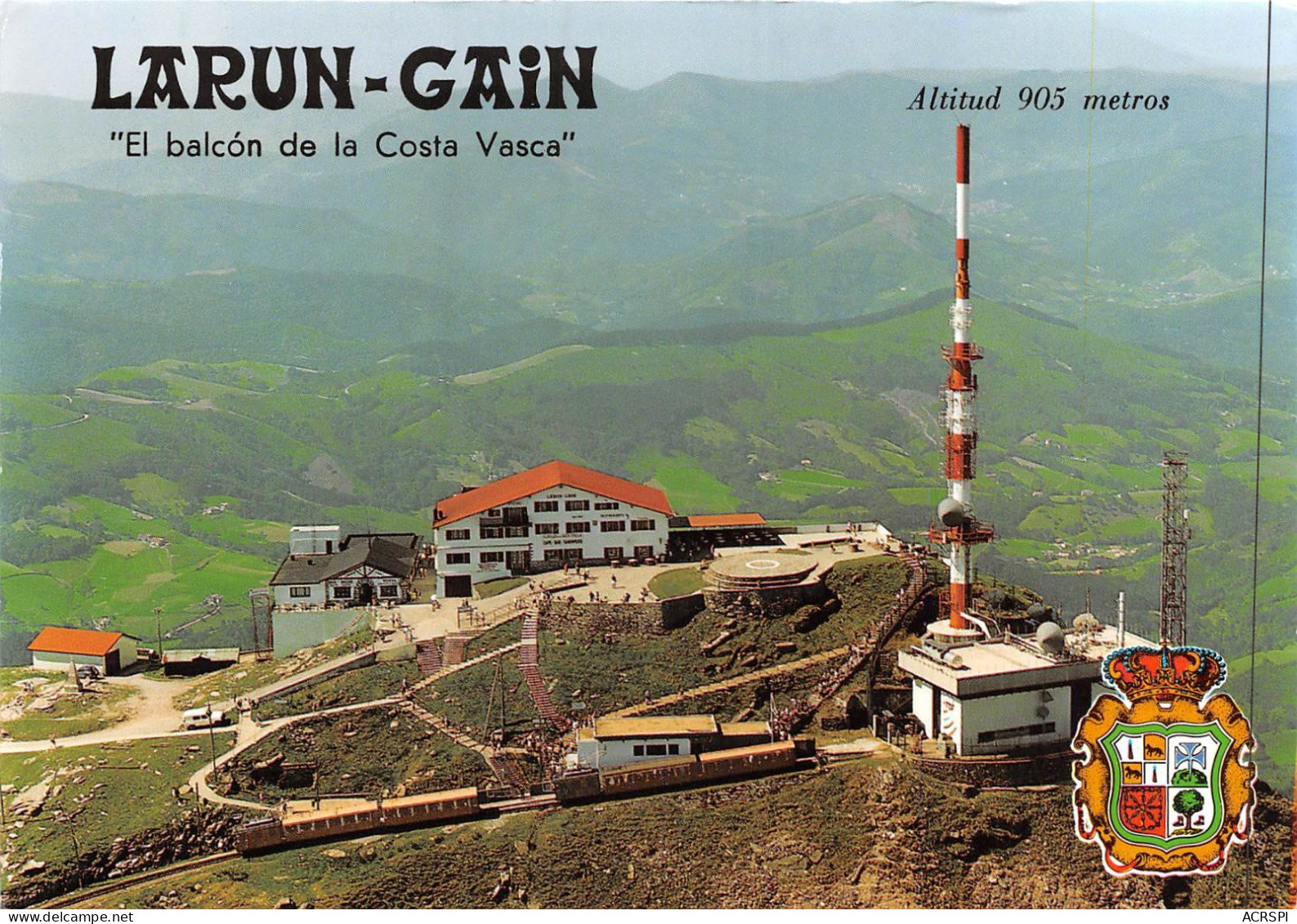 LARUN GAIN Alt 905mts Sommet De La Rhune 1(scan Recto-verso) MA552 - Laruns