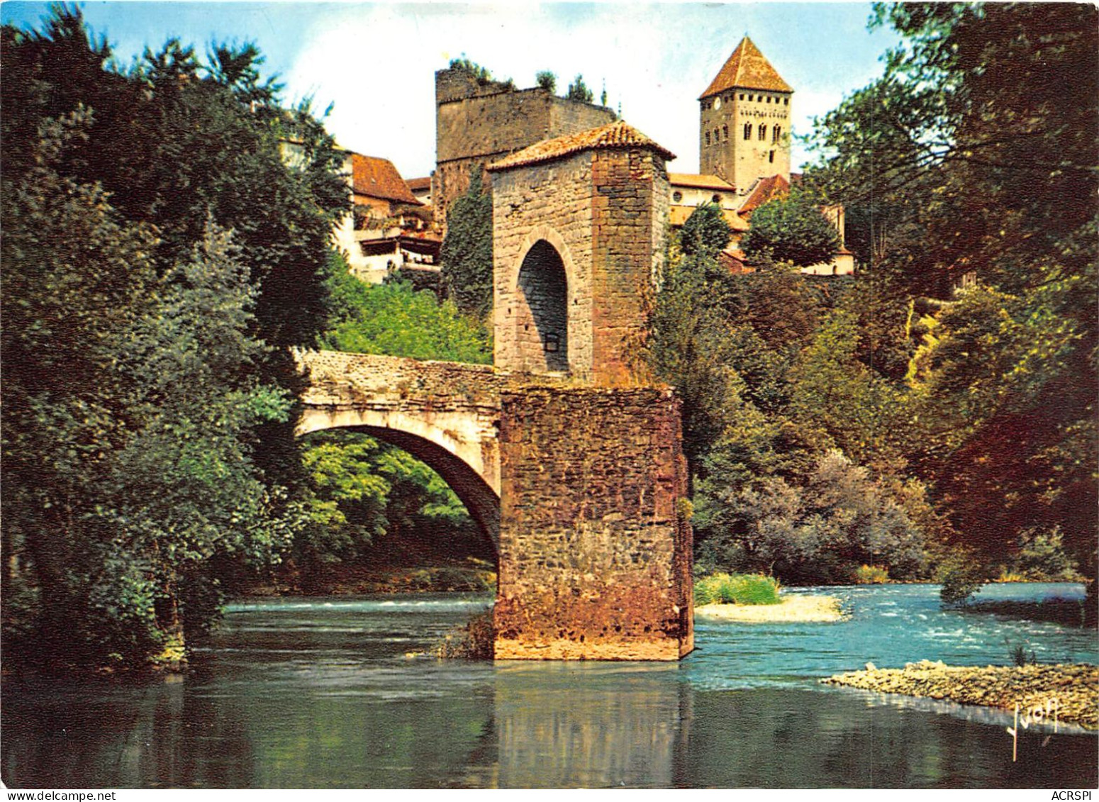SAUVETERRE DE BEARN Le Pont De La Legende 7(scan Recto-verso) MA547 - Sauveterre De Bearn
