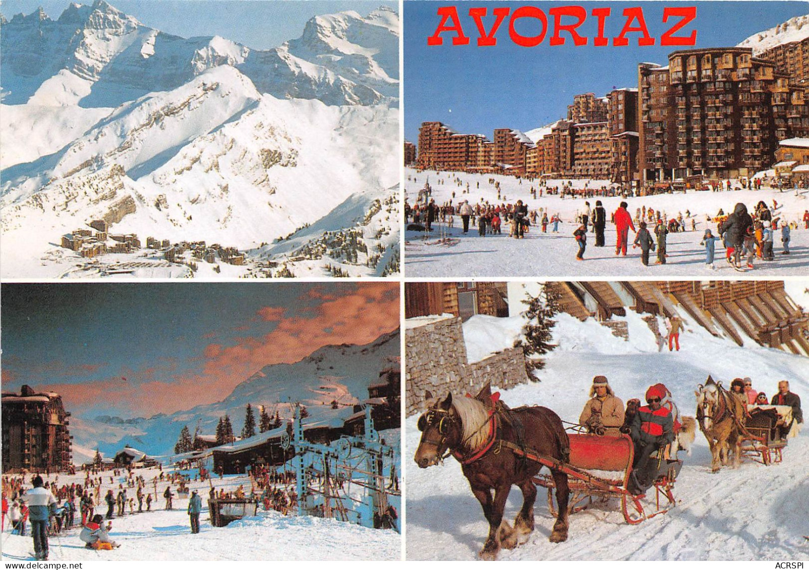 AVORIAZ 1800M 3(scan Recto-verso) MA543 - Avoriaz