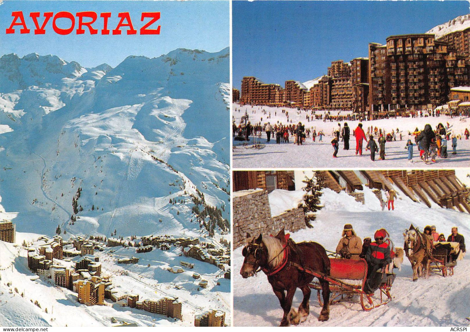 AVORIAZ 1800m 11(scan Recto-verso) MA538 - Avoriaz