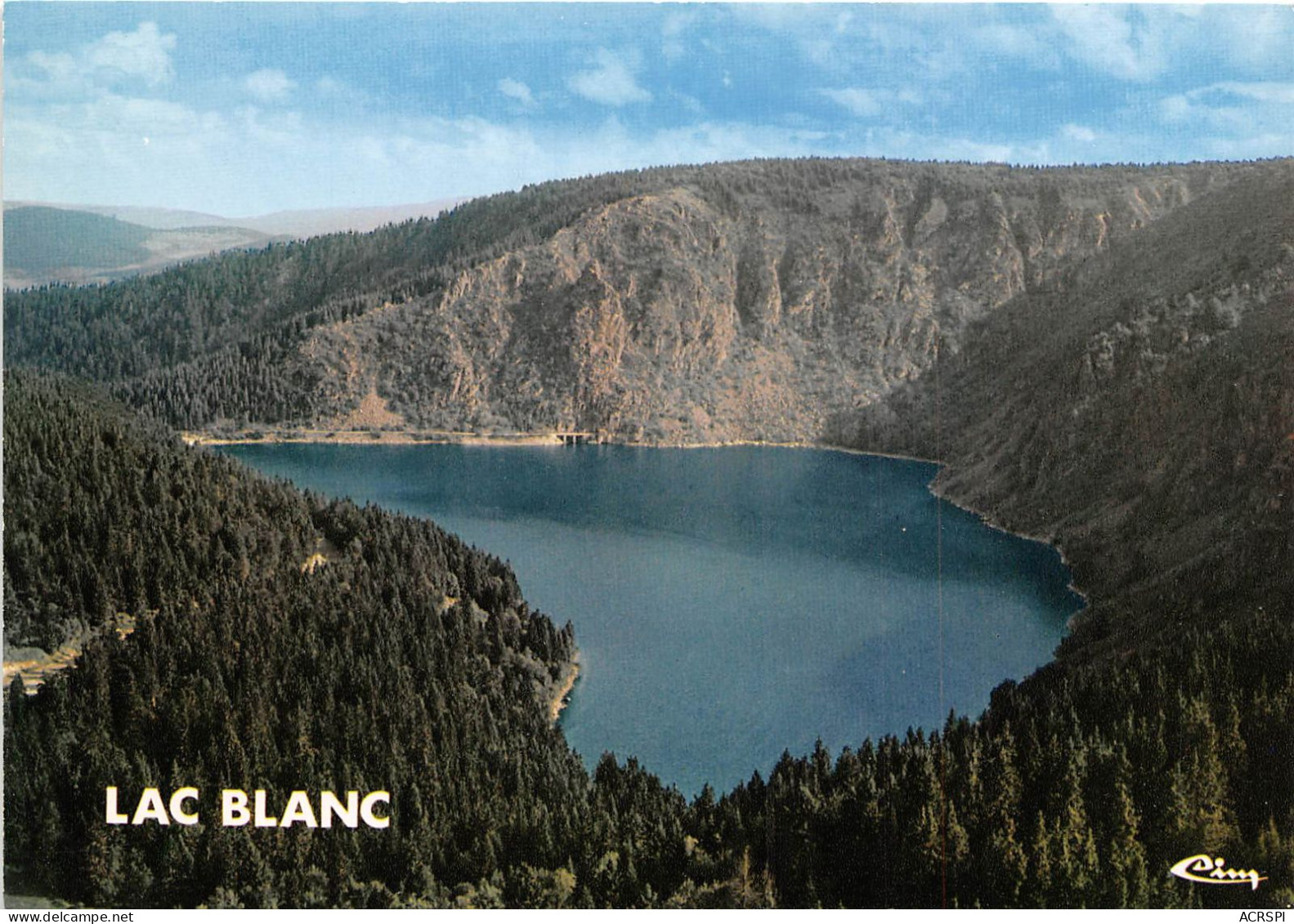 ORBEY Vue Aerienne Le Lac  Blanc 5(scan Recto-verso) MA566 - Orbey