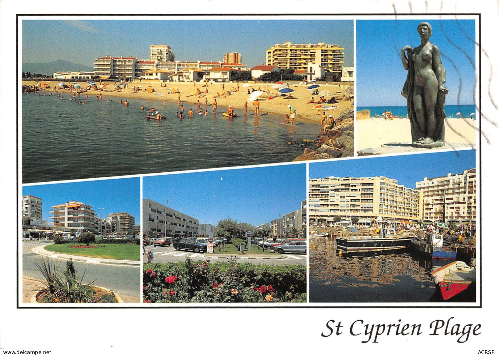 SAINT CYPRIEN PLAGE Au Soleil De La Mediterranee 14(scan Recto-verso)MA593 - Saint Cyprien