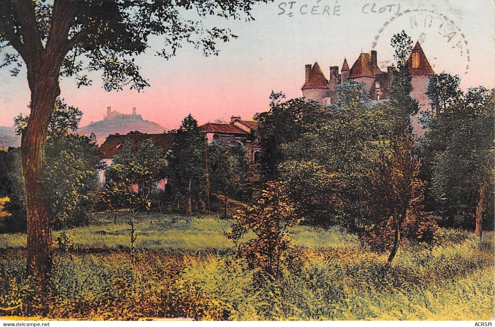 SAINT CERE Chateau De Montal Et Tours De Saint Laurent 12(scan Recto-verso) MA584 - Saint-Céré