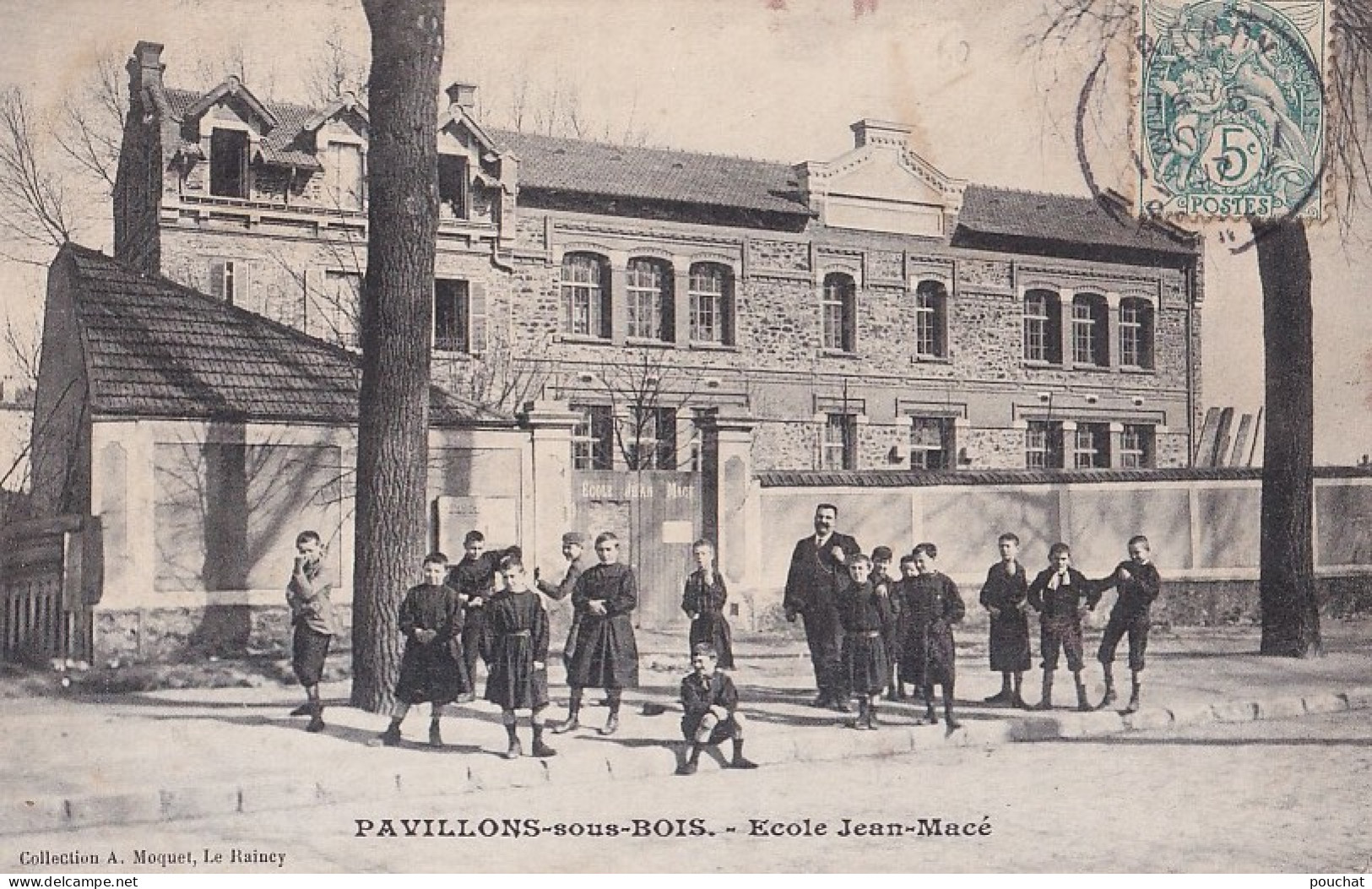 R8-93) PAVILLONS SOUS BOIS - ECOLE JEAN MACE - ANIMATION - ECOLIERS - EN  1907  - Les Pavillons Sous Bois