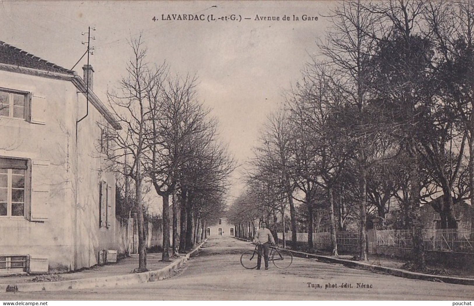 R8-47) LAVARDAC - AVENUE DE LA GARE - ( 2 SCANS )  - Lavardac