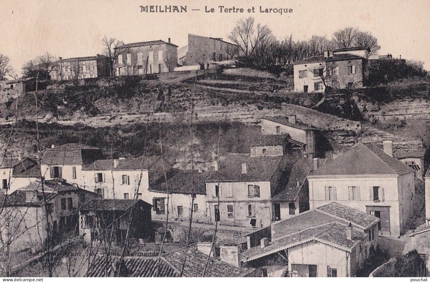 R18-47) MEILHAN -  LE  TERTRE  ET  LAROQUE  - ( 2 SCANS ) - Meilhan Sur Garonne