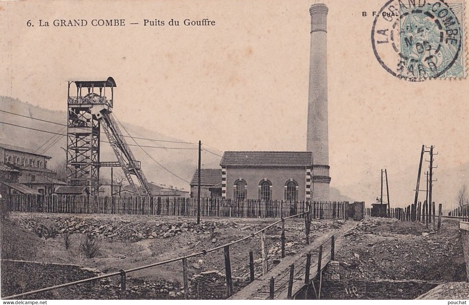 R19-30) LA GRAND COMBE - GARD - PUITS DU GOUFFRE - EN  1905   - La Grand-Combe