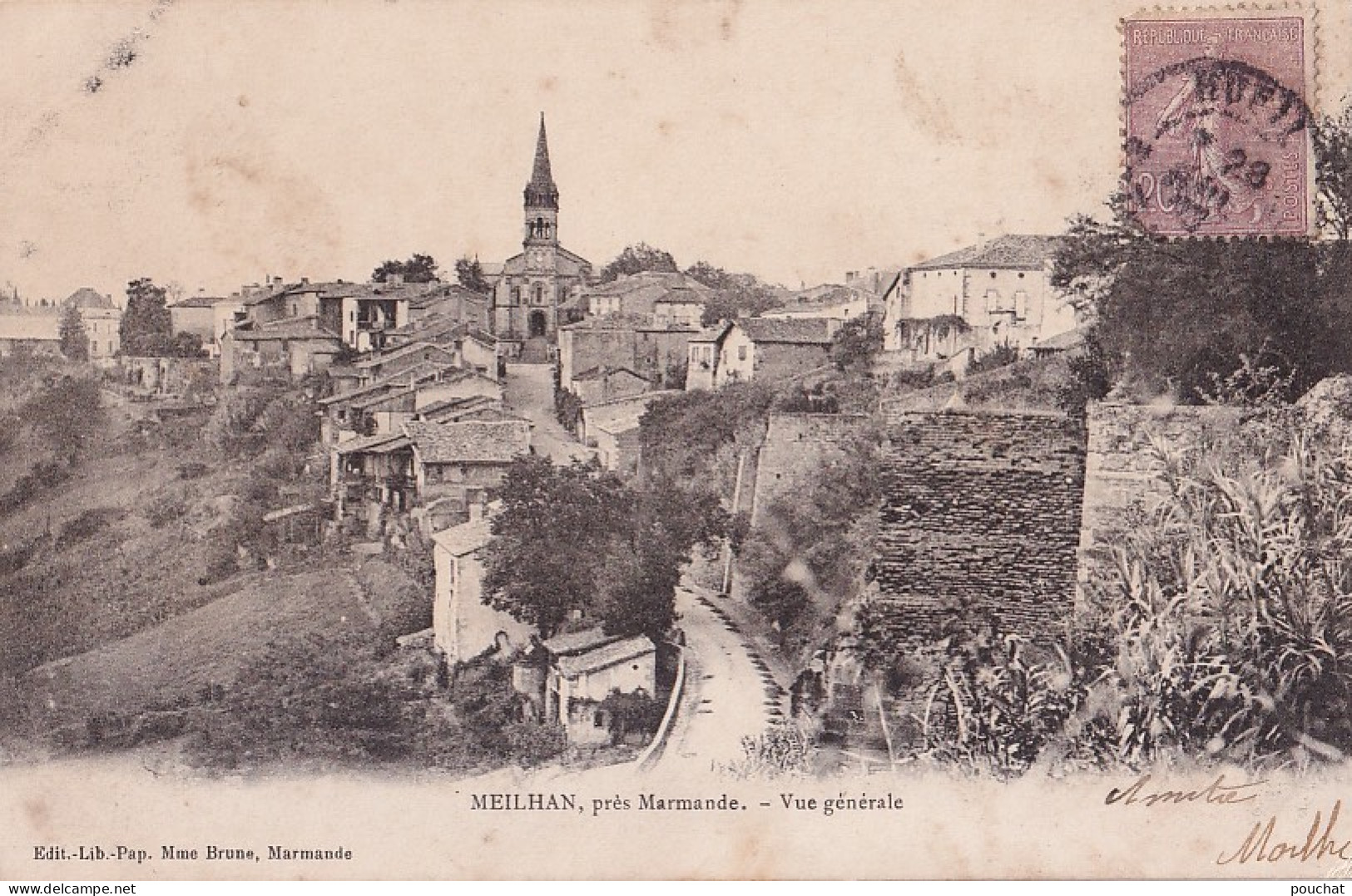R24-47) MEILHAN , PRES  MARMANDE - VUE GENERALE - Meilhan Sur Garonne